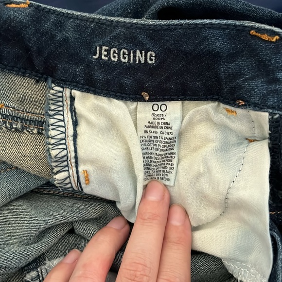 Size 00 short American Eagle Jegging Jeans - Picture 2 of 4